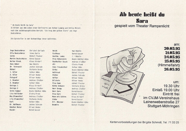 1995 AbheuteheißtDuSarah Programm1