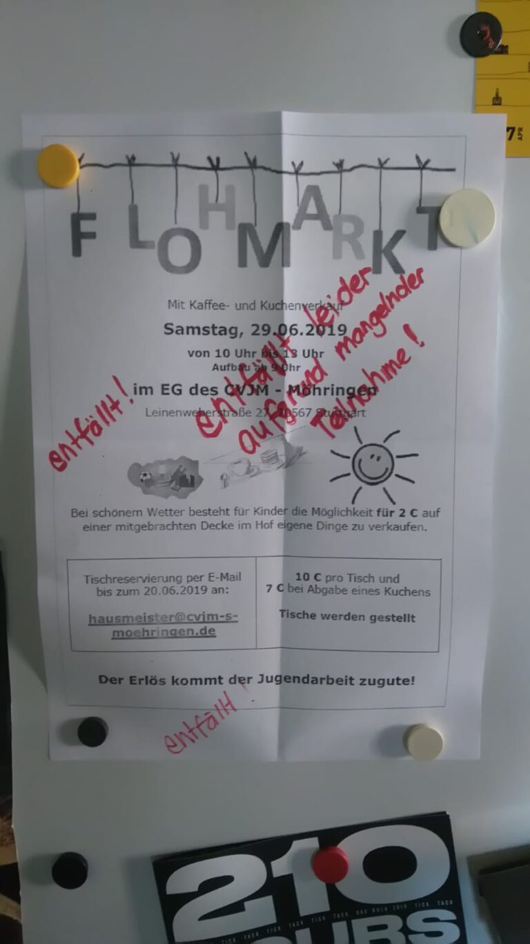 Flohmarkt 29.06
